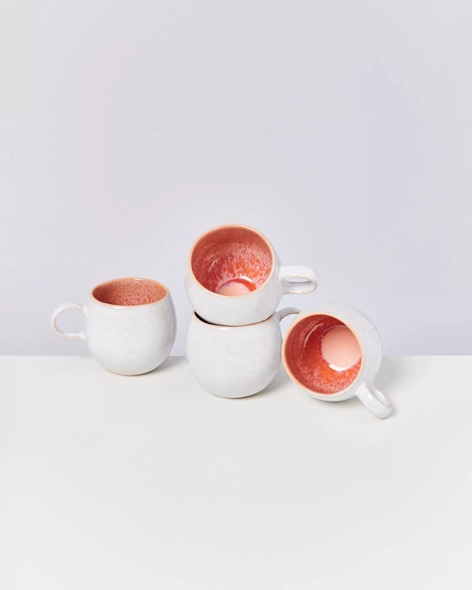 Motel a Miio Areia - Set Of 4 Mugs Big pink New