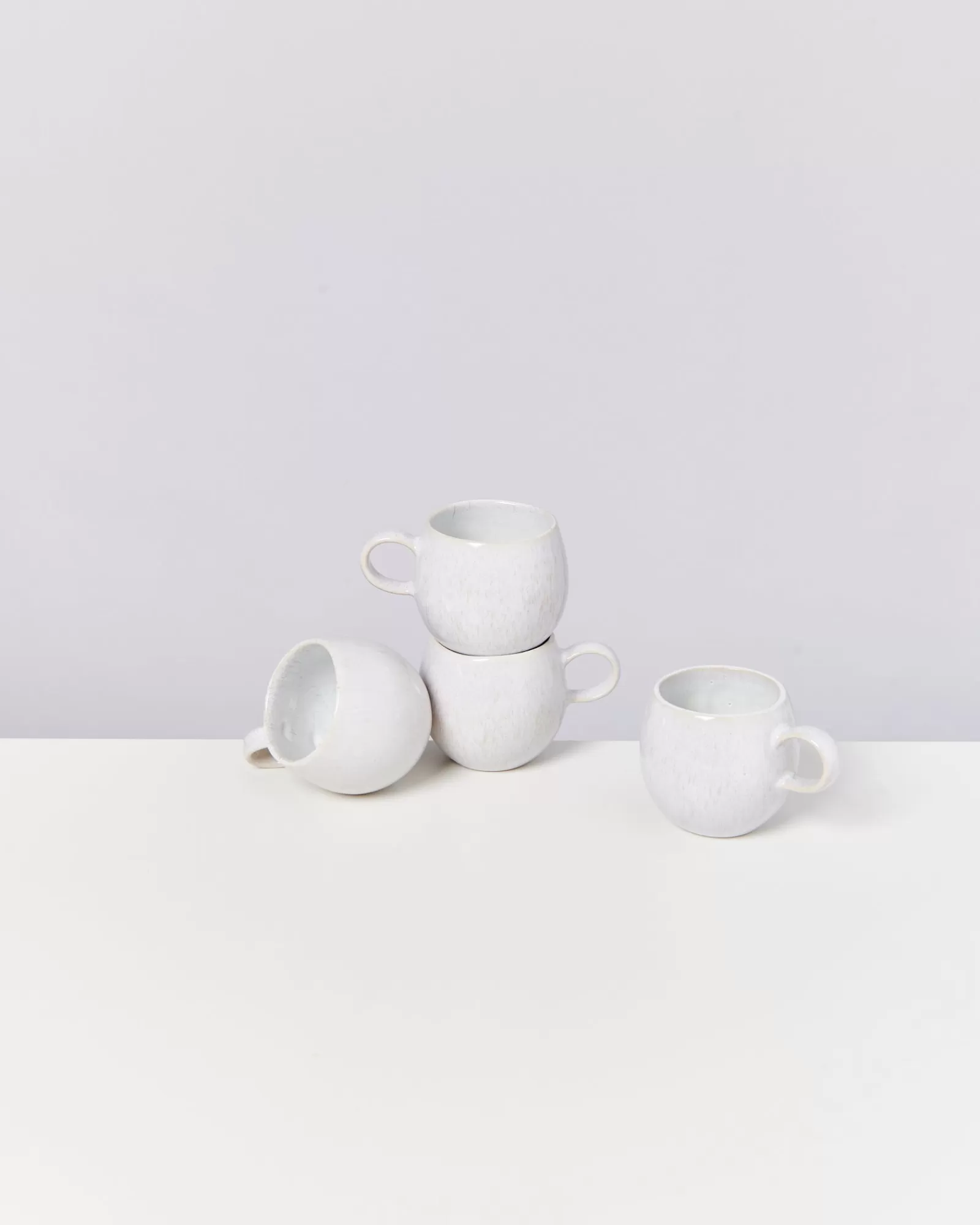 Motel a Miio Areia - Set Of 4 Mugs Small white Best Sale