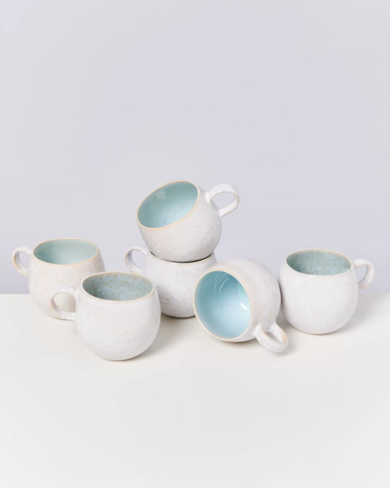 Motel a Miio Areia - Set Of 6 Mugs Big azure Clearance