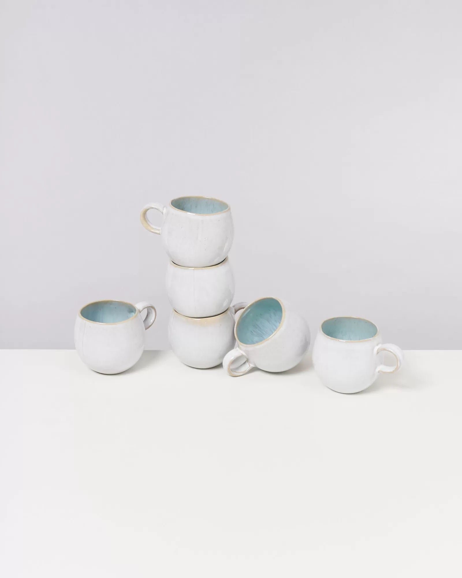 Motel a Miio Areia - Set Of 6 Mugs Small azure Cheap