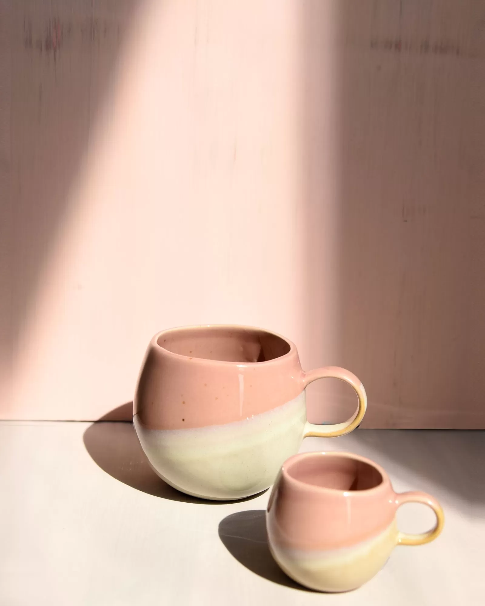 Motel a Miio Bica - Mug Big Pink / Cream pink cream Best