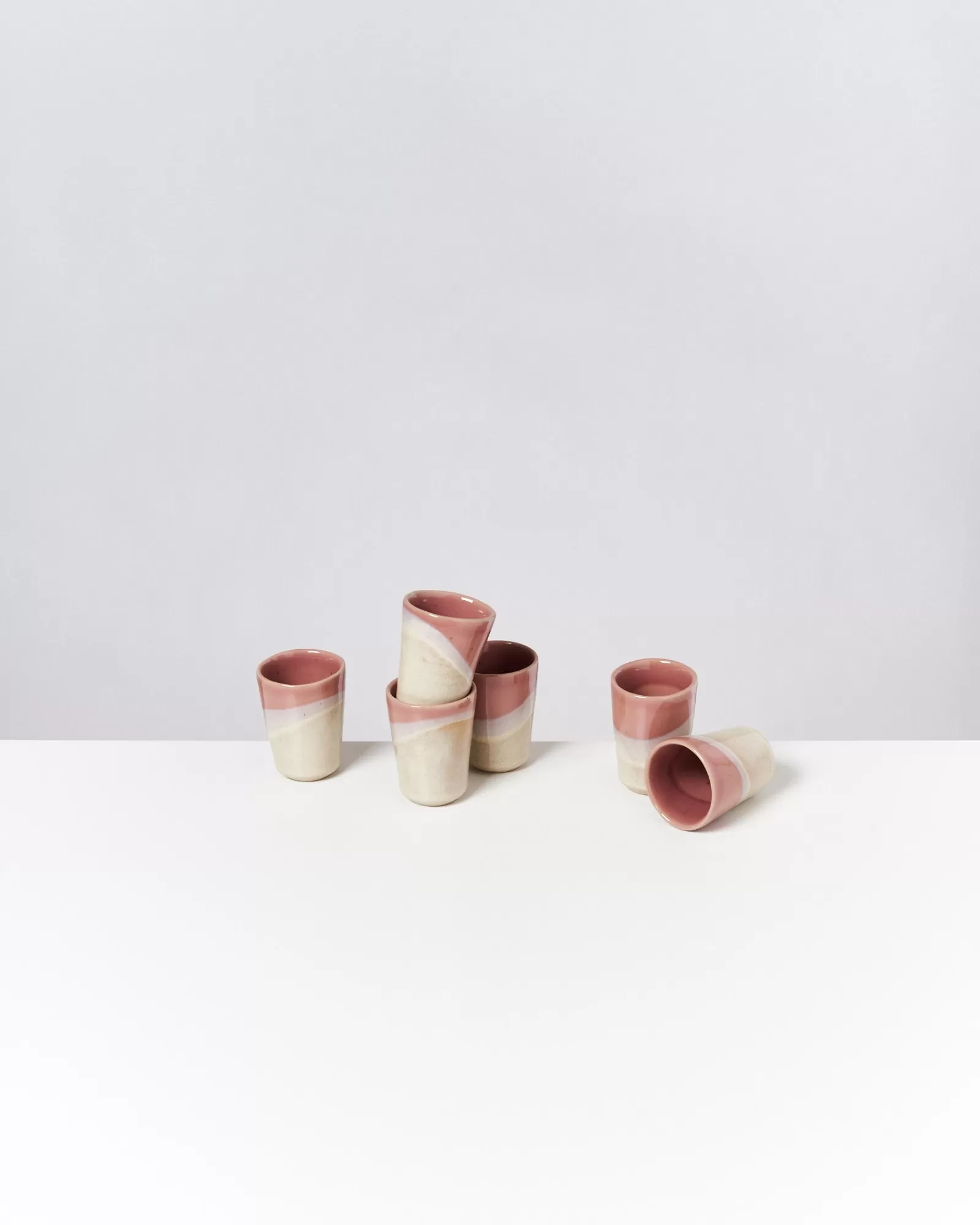 Motel a Miio Bica - Set Of 6 Espressocups pink cream Outlet