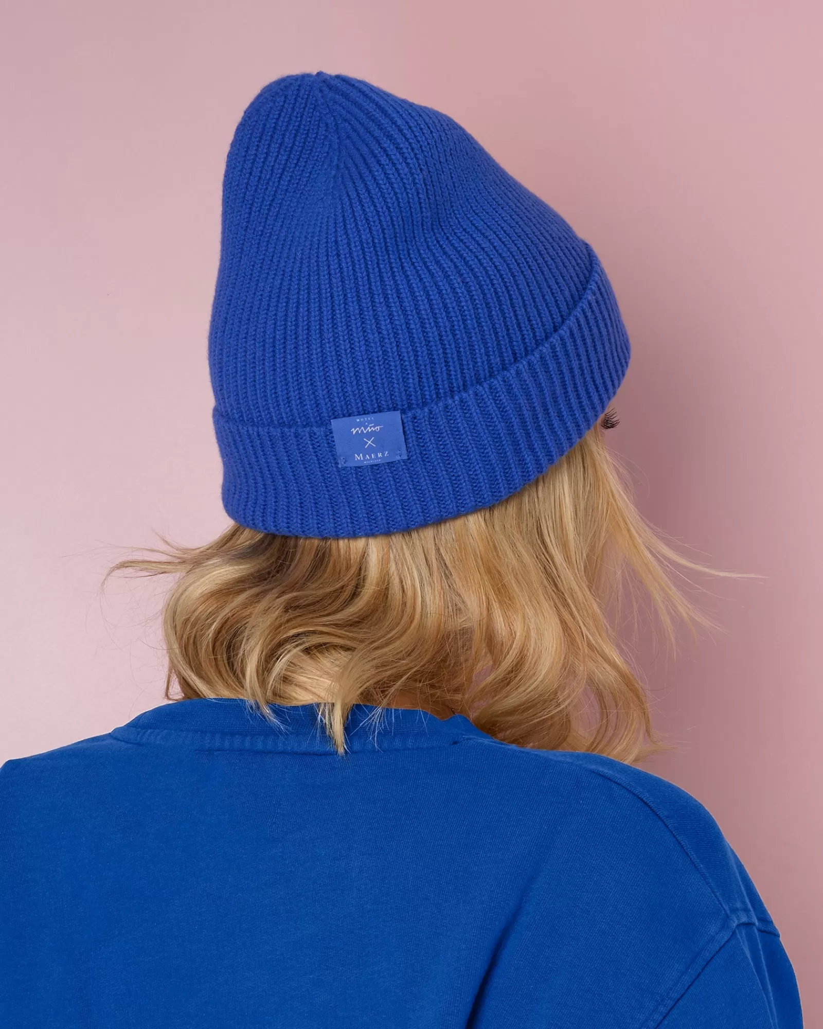 Motel a Miio X MAERZ Muenchen Beanie Blue Best Sale