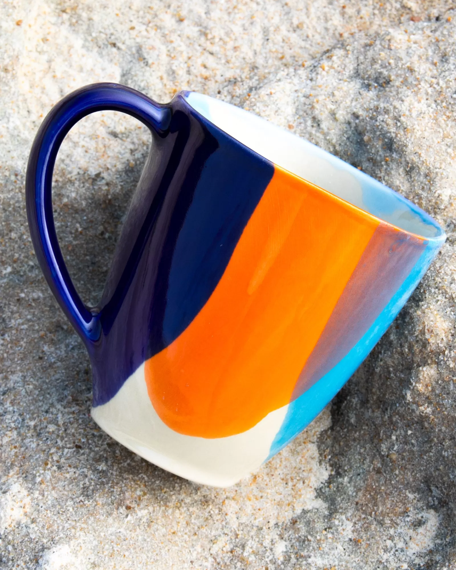 Motel a Miio Pintor Mug Large Blue Orange blau orange Shop