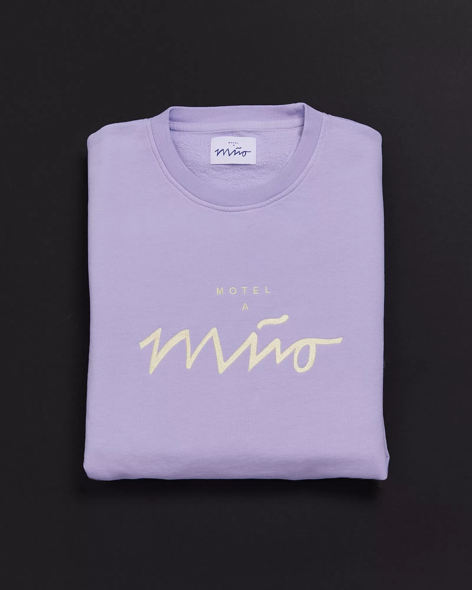 Motel a Miio Sweatshirt Men Lavender Yellow lavendel gelb Clearance