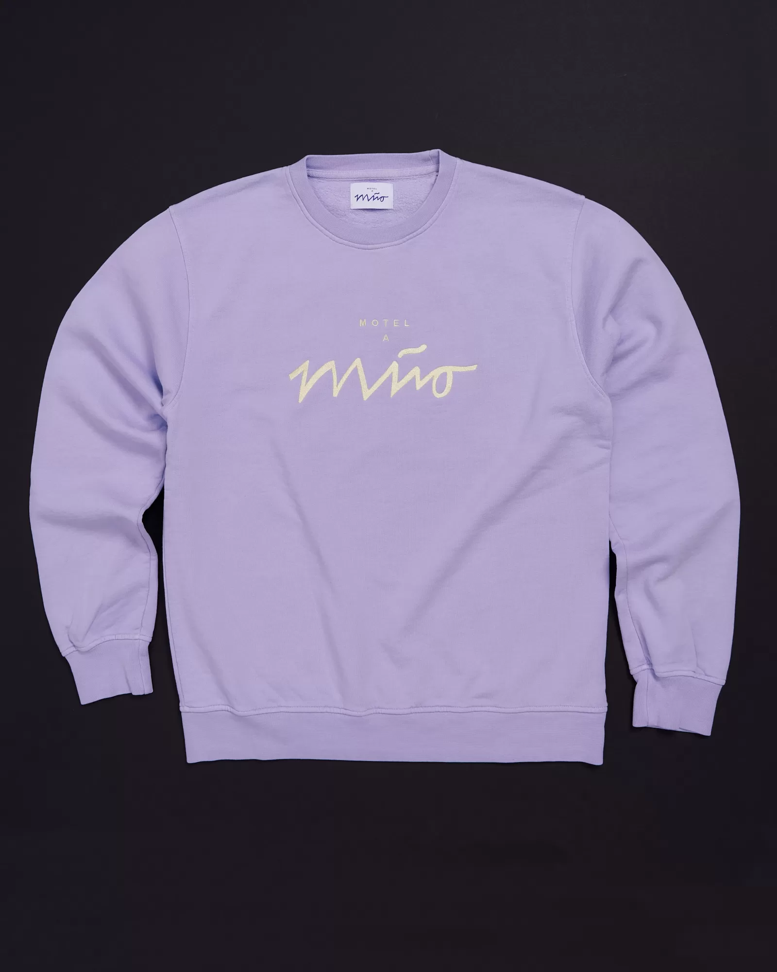 Motel a Miio Sweatshirt Men Lavender Yellow lavendel gelb Clearance