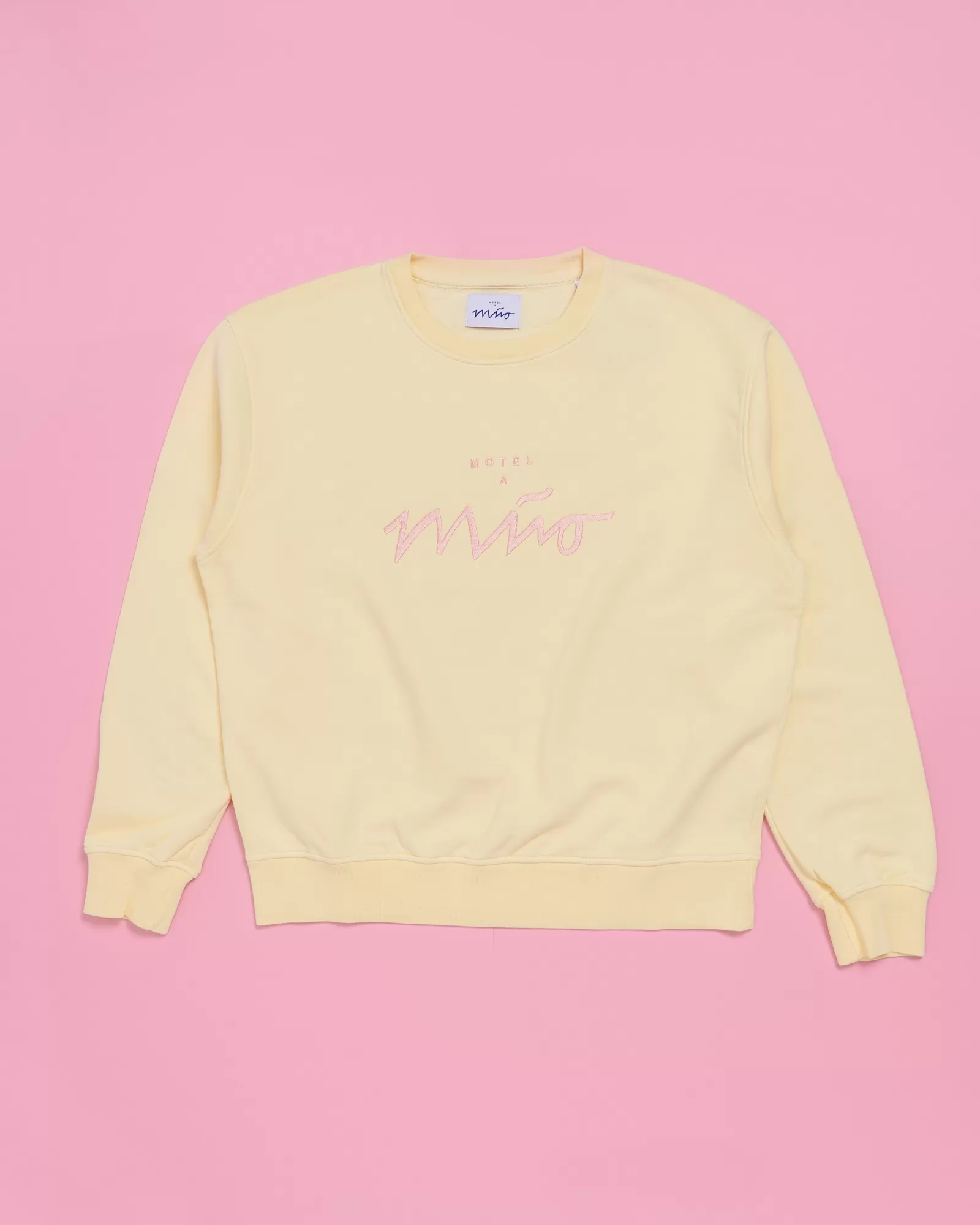 Motel a Miio Sweatshirt Women Yellow Rose gelb rosé Sale